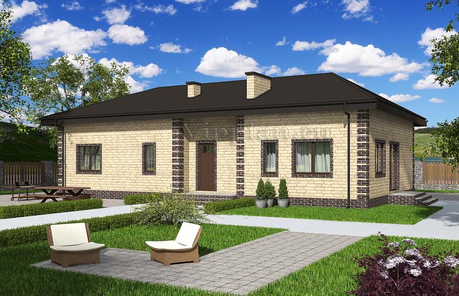 Одноэтажный жилой дом